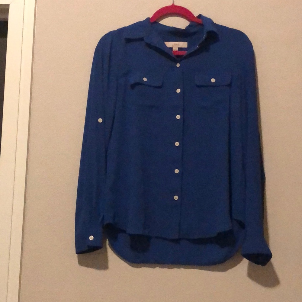 Loft chiffon shirt